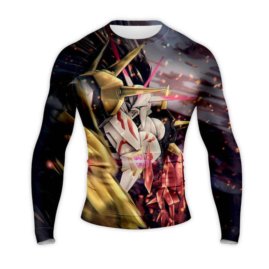 Digimon Adventure Omegamon Charging Into Dark Battle Anime Apparel