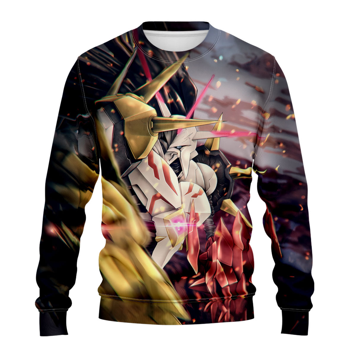 Digimon Adventure Omegamon Charging Into Dark Battle Anime Apparel