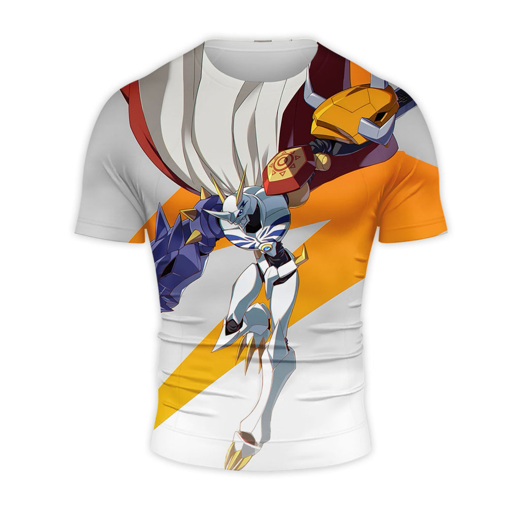 Digimon Adventure Omegamon Flying With Sword Digimon Anime Apparel