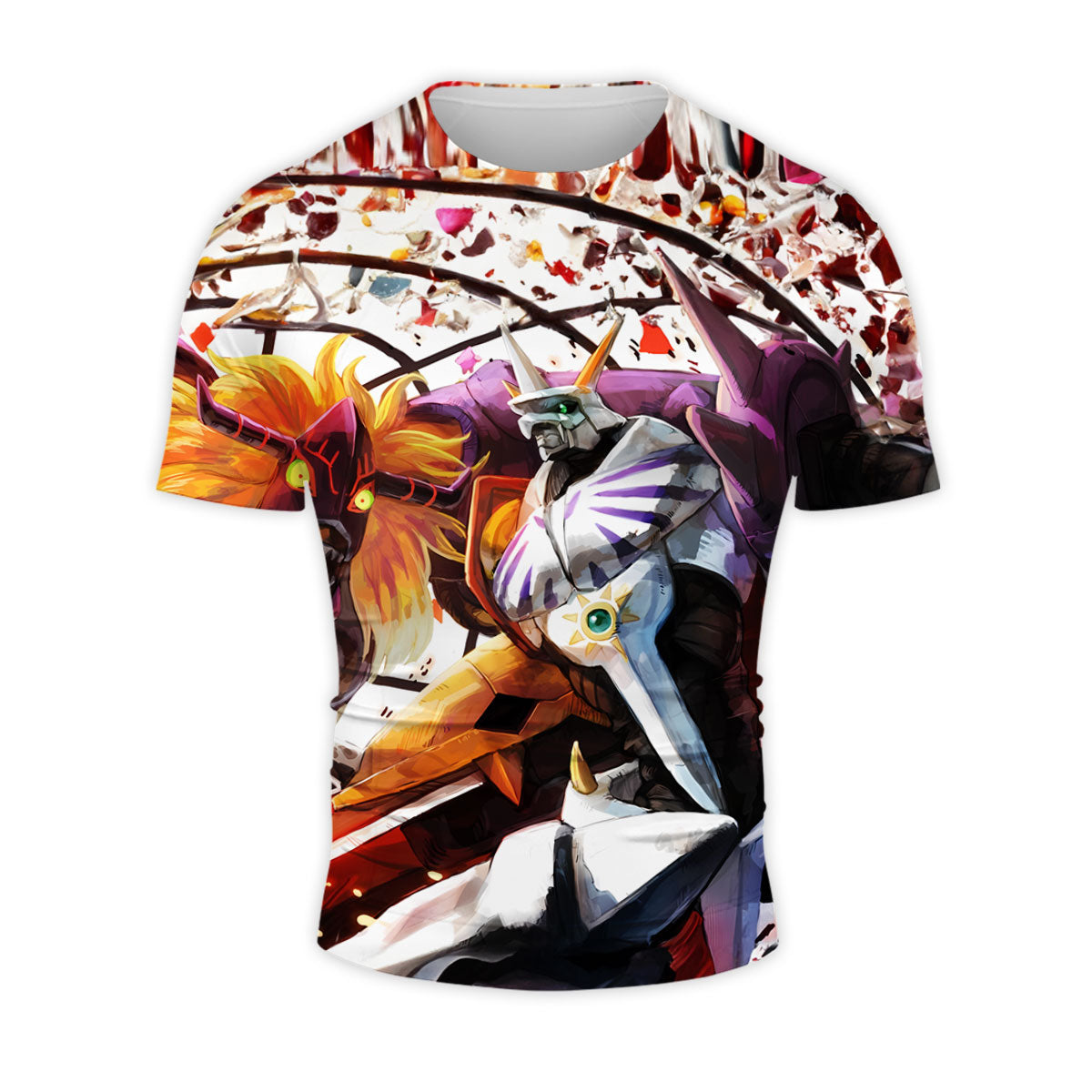 Digimon Adventure Omegamon Red Variant In Battle Anime Apparel