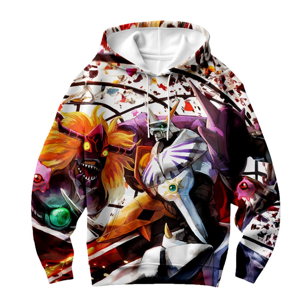 Digimon Adventure Omegamon Red Variant In Battle Anime Apparel