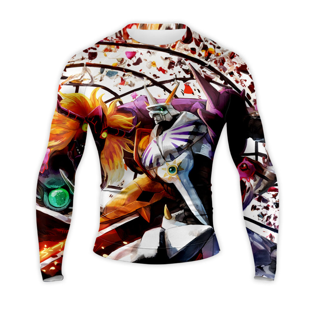 Digimon Adventure Omegamon Red Variant In Battle Anime Apparel