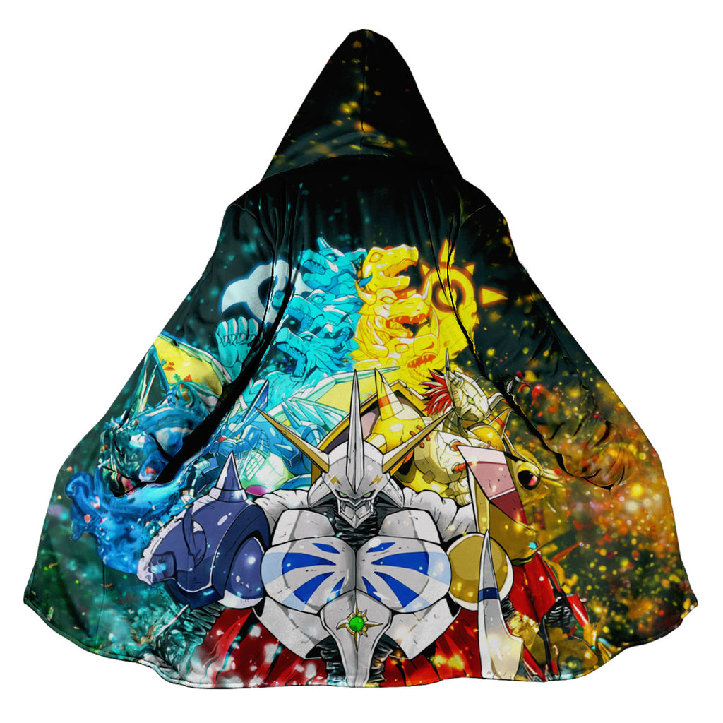Digimon Adventure Omegamon Standing With Halo Digimon Anime Apparel