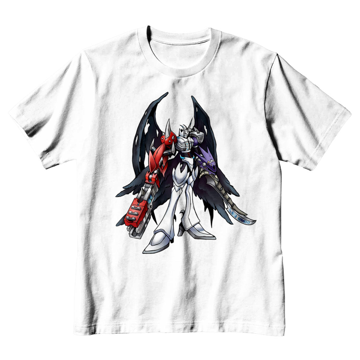 Digimon Adventure Omegamon Standing With White And Black Anime Apparel