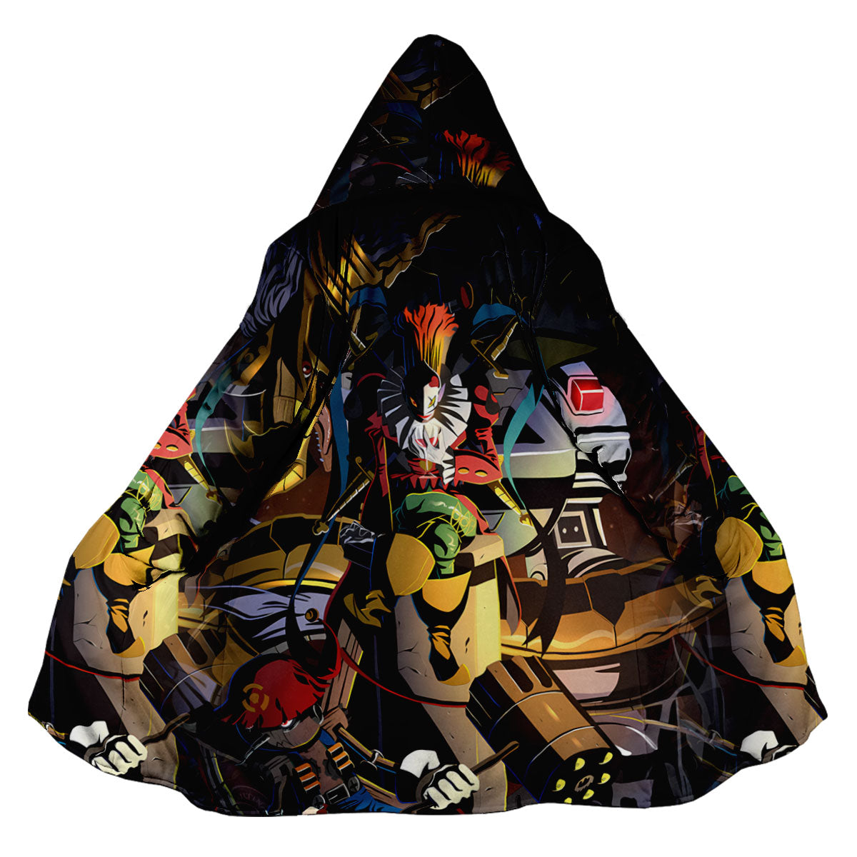 Digimon Adventure Piedmon Evil Team Collage Dark Anime Apparel