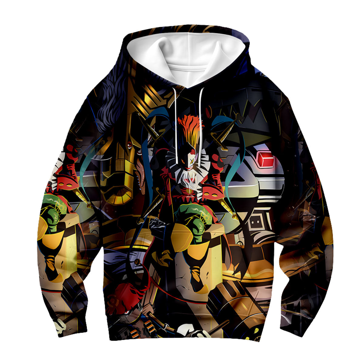 Digimon Adventure Piedmon Evil Team Collage Dark Anime Apparel