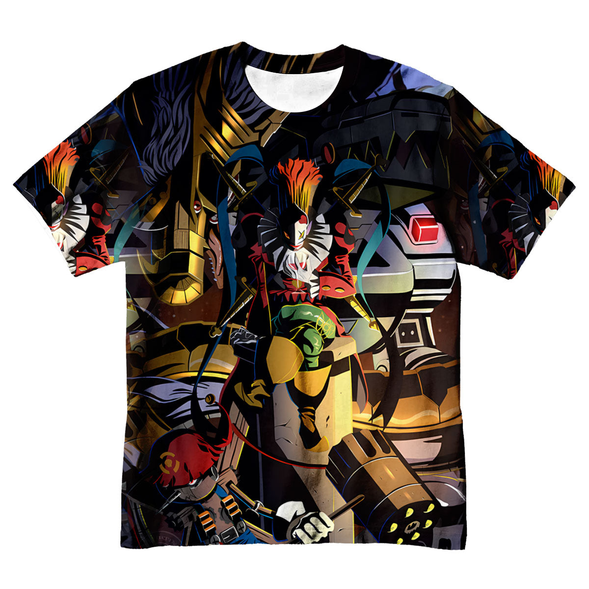 Digimon Adventure Piedmon Evil Team Collage Dark Anime Apparel