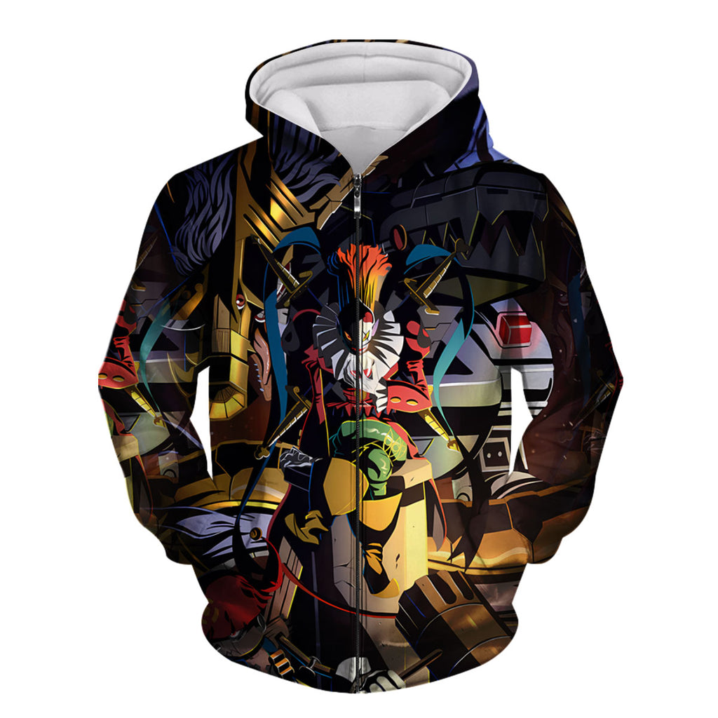 Digimon Adventure Piedmon Evil Team Collage Dark Anime Apparel