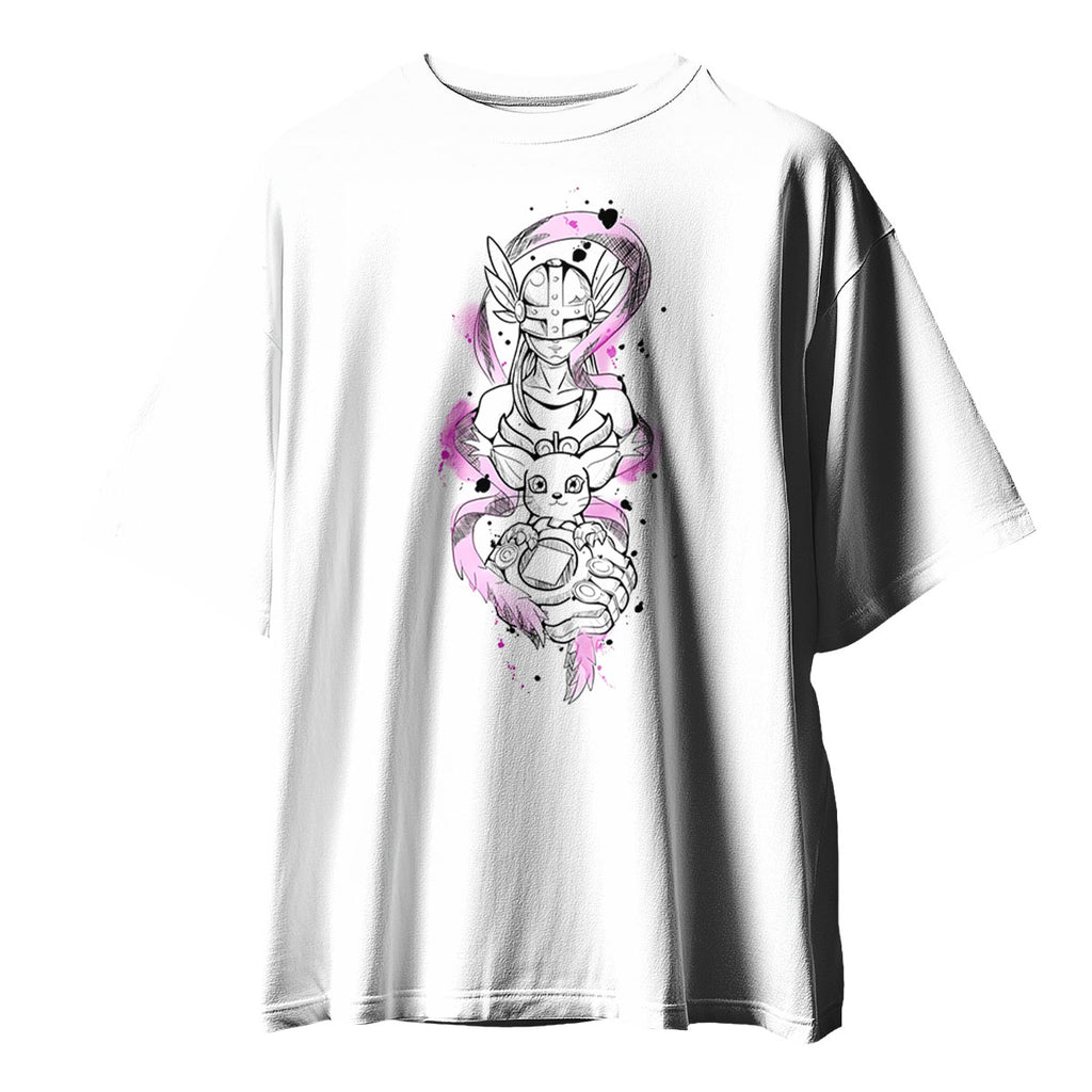 Digimon Adventure Pink Ophanimon And Tailmon Anime Apparel