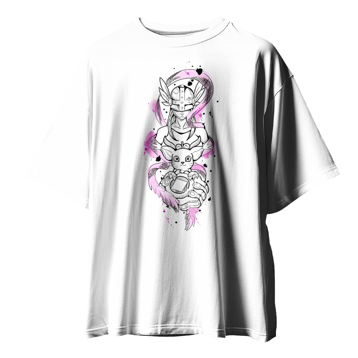 Digimon Adventure Pink Ophanimon And Tailmon Anime Apparel