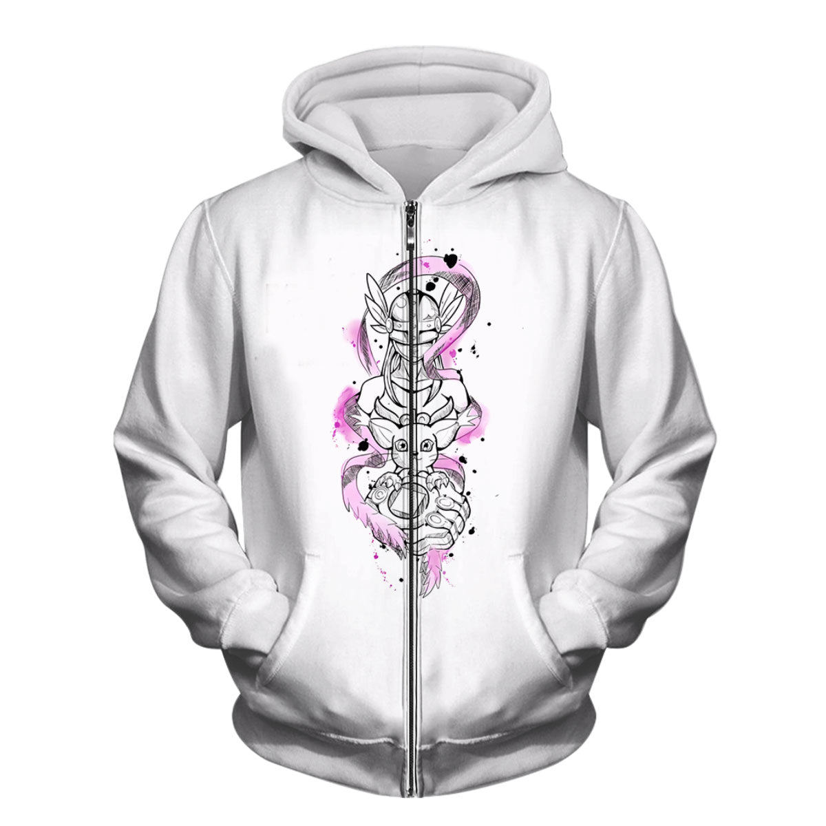 Digimon Adventure Pink Ophanimon And Tailmon Anime Apparel