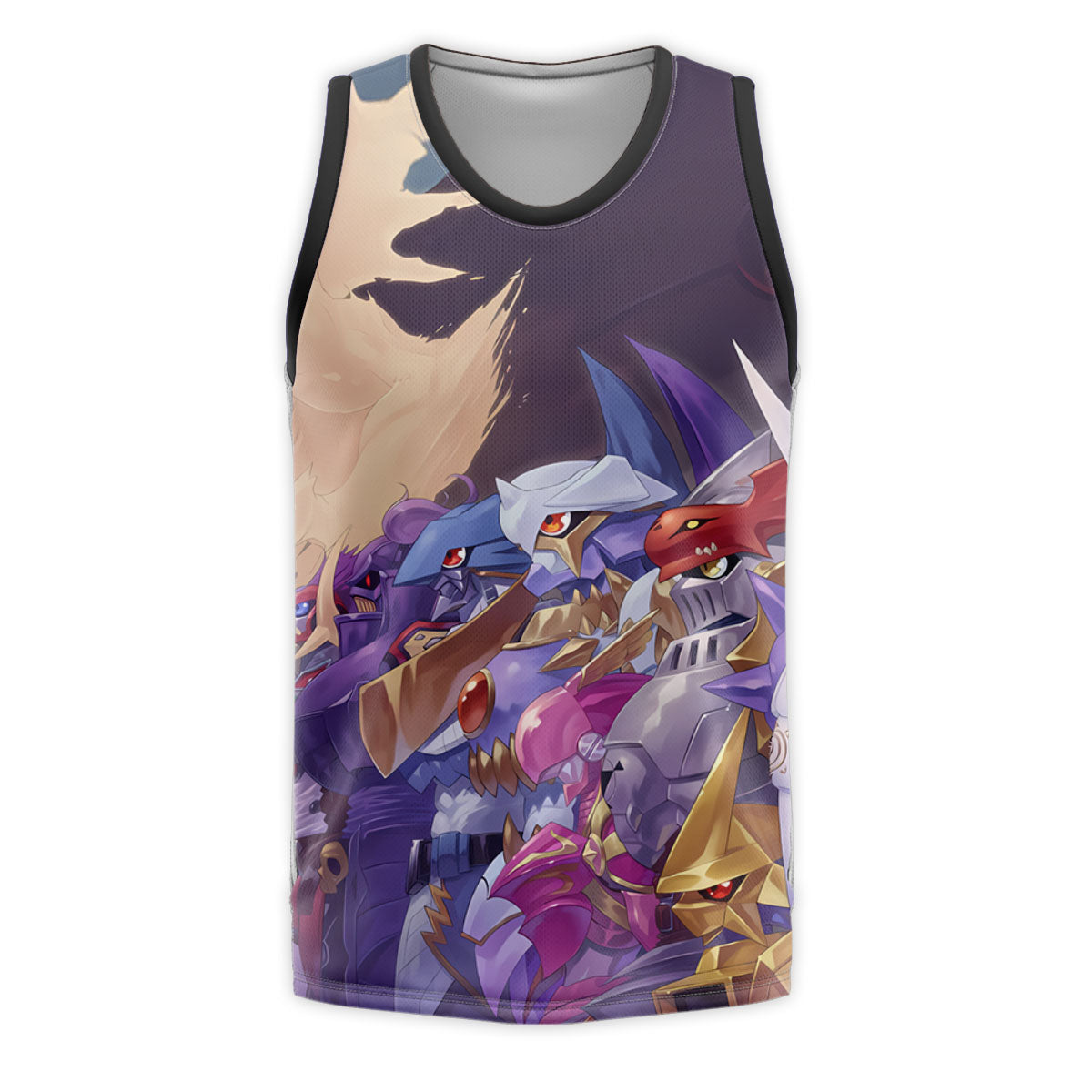 Digimon Adventure Purple Blue Digimon Team Anime Apparel