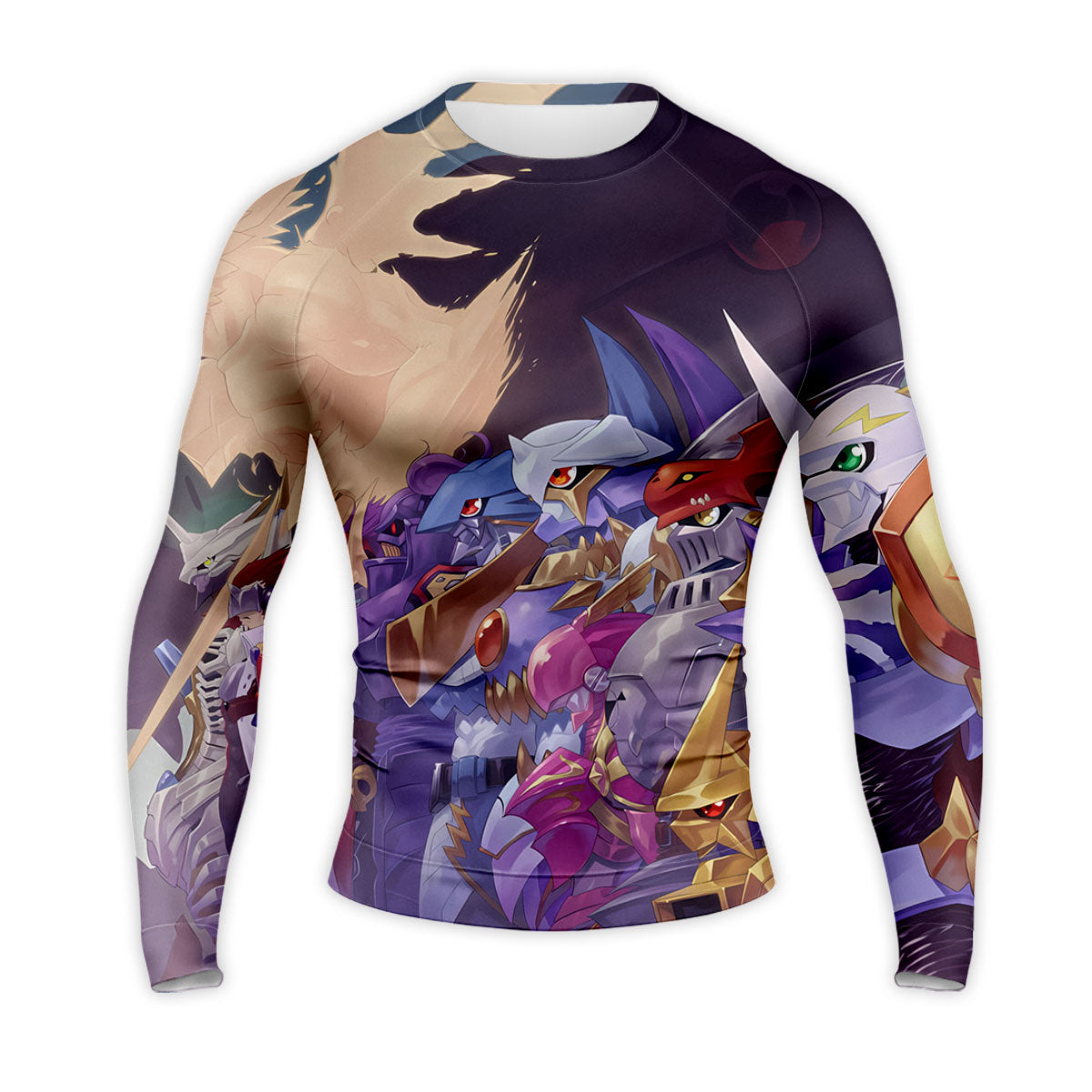 Digimon Adventure Purple Blue Digimon Team Anime Apparel