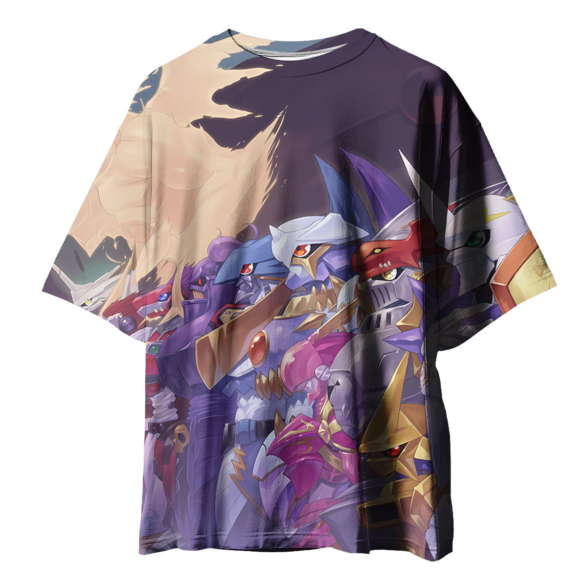 Digimon Adventure Purple Blue Digimon Team Anime Apparel