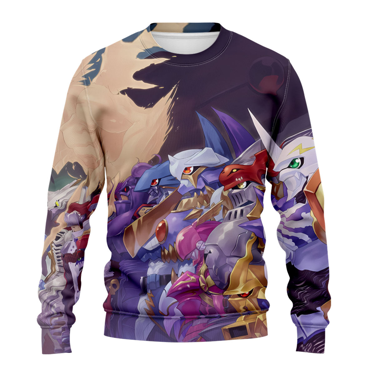 Digimon Adventure Purple Blue Digimon Team Anime Apparel