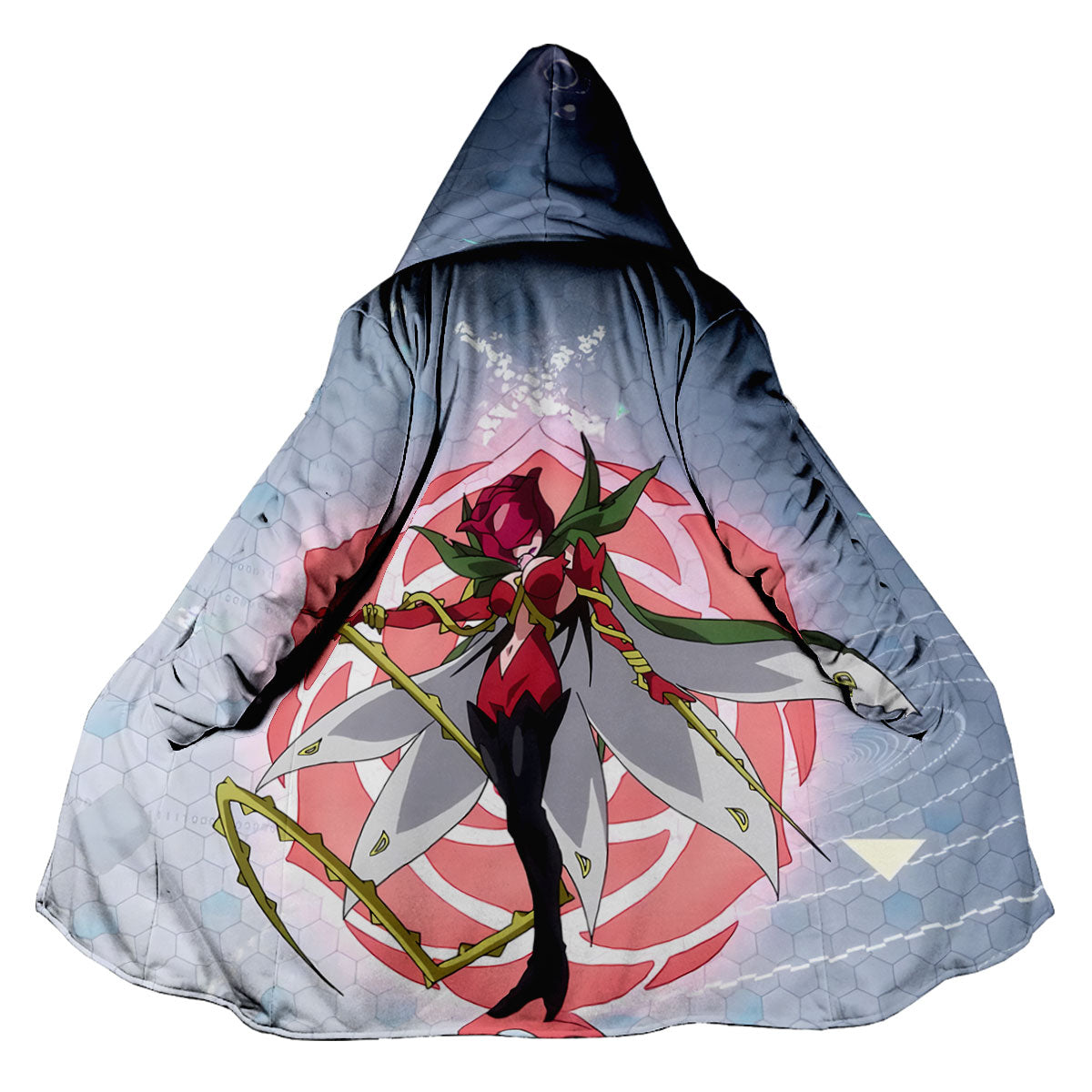 Digimon Adventure Rosemon Holding Pink Staff Design Anime Apparel