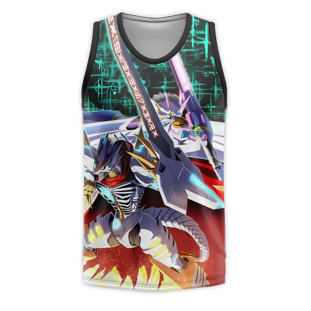 Digimon Adventure Siriusmon Standing Holding Red Sword Anime Apparel