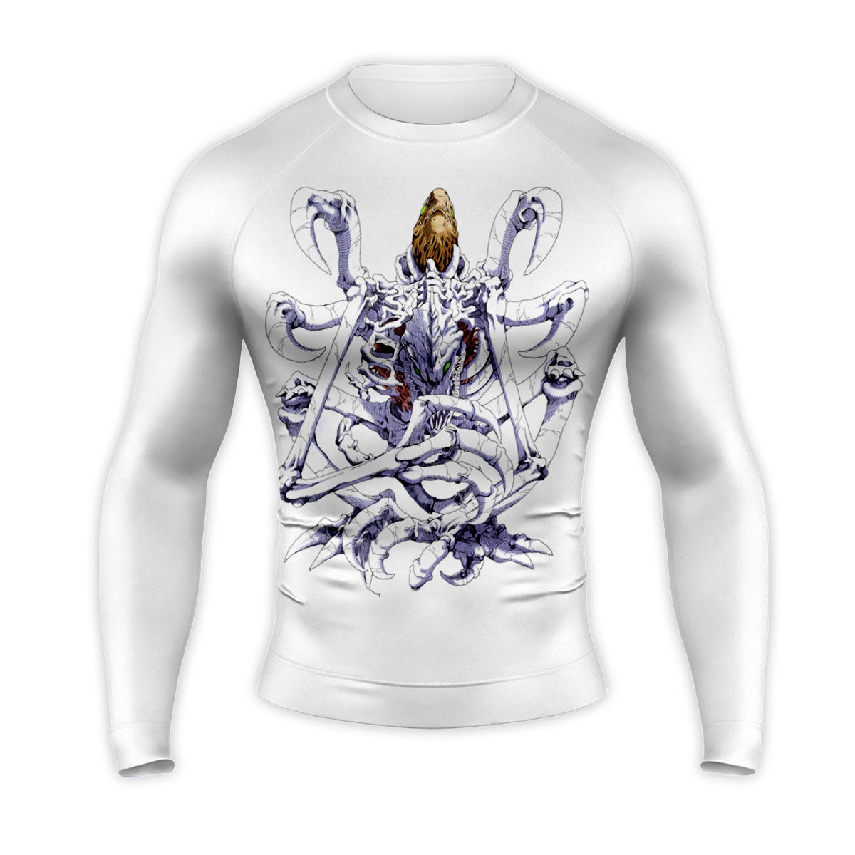 Digimon Adventure Skullgreymon White Form Standing Anime Apparel