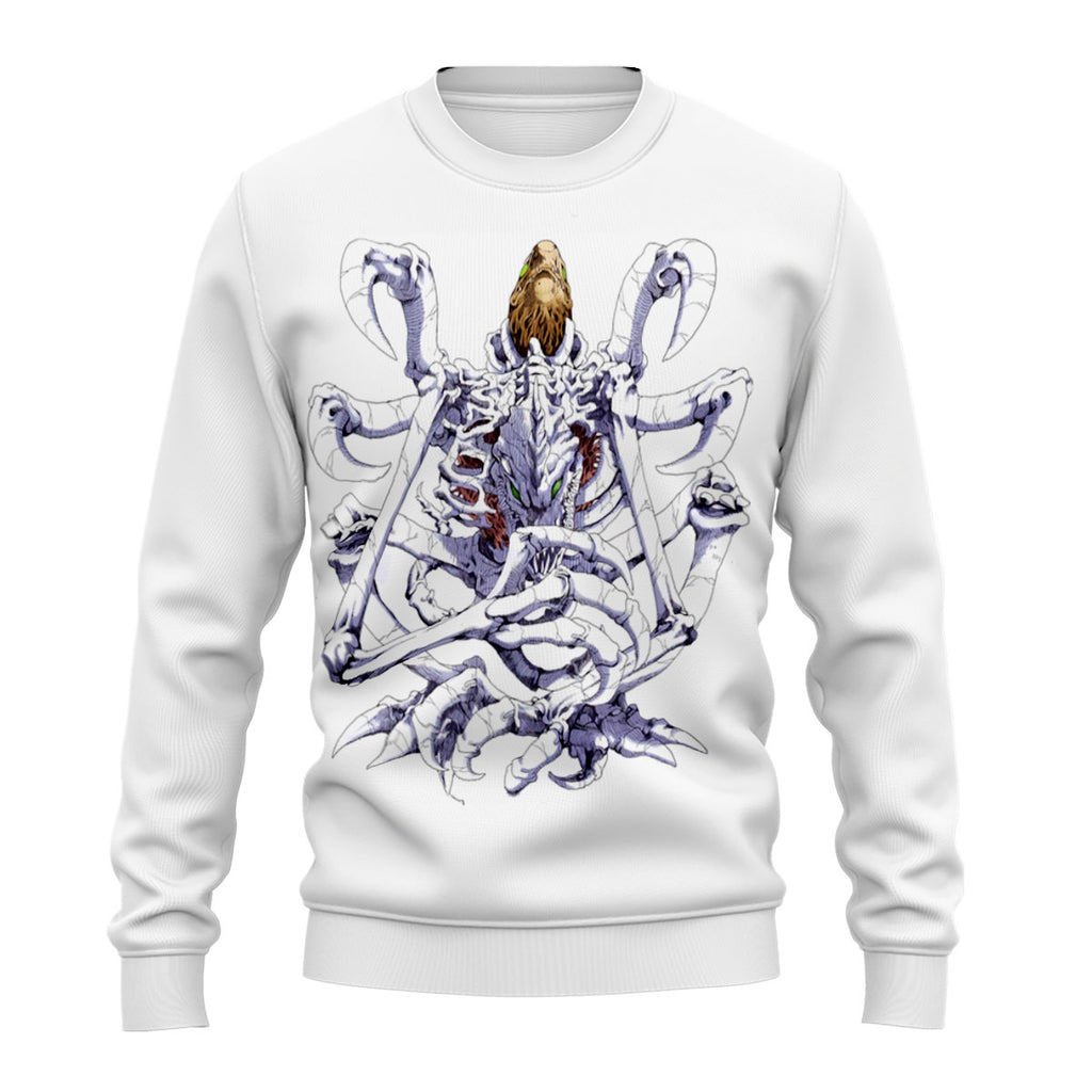 Digimon Adventure Skullgreymon White Form Standing Anime Apparel