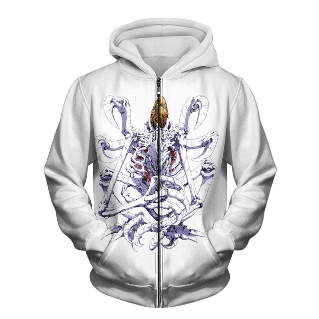 Digimon Adventure Skullgreymon White Form Standing Anime Apparel