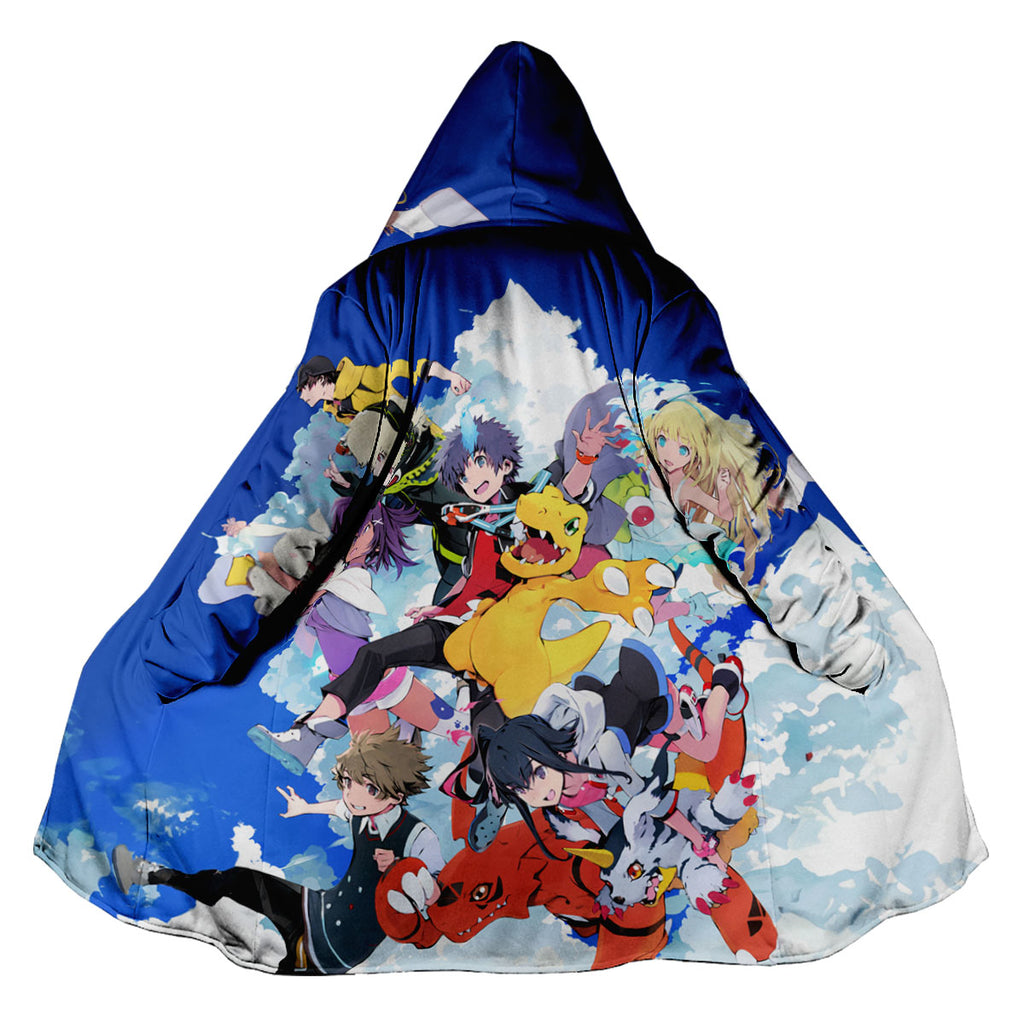 Digimon Adventure Sky Guardians In Azure Battle Formation Anime Apparel