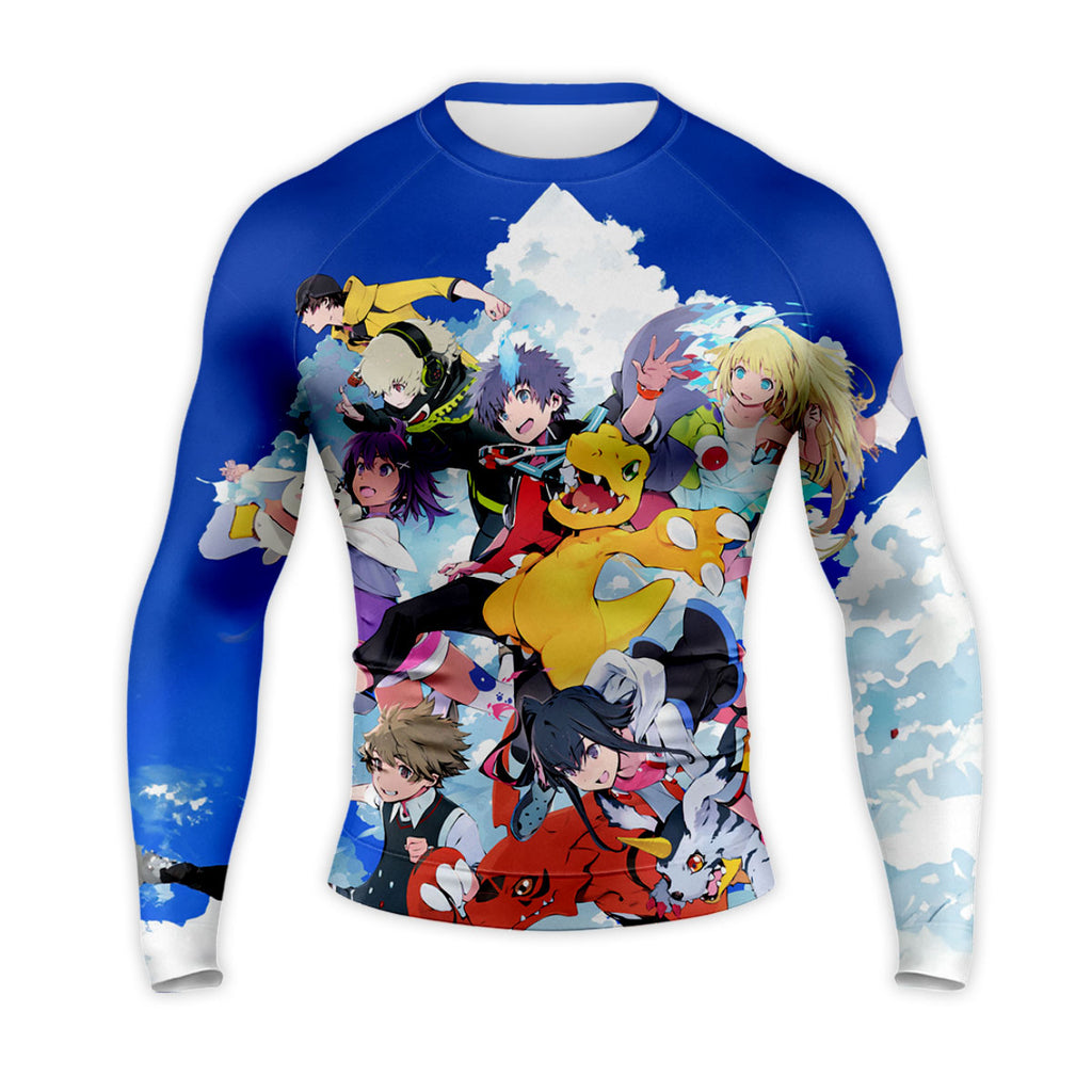 Digimon Adventure Sky Guardians In Azure Battle Formation Anime Apparel