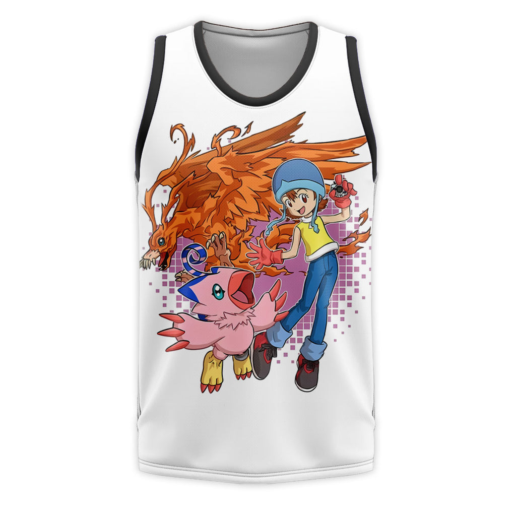 Digimon Adventure Sora And Biyomon Partners Battling Together Anime Apparel