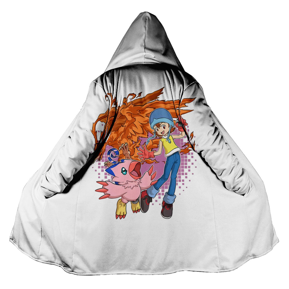 Digimon Adventure Sora And Biyomon Partners Battling Together Anime Apparel