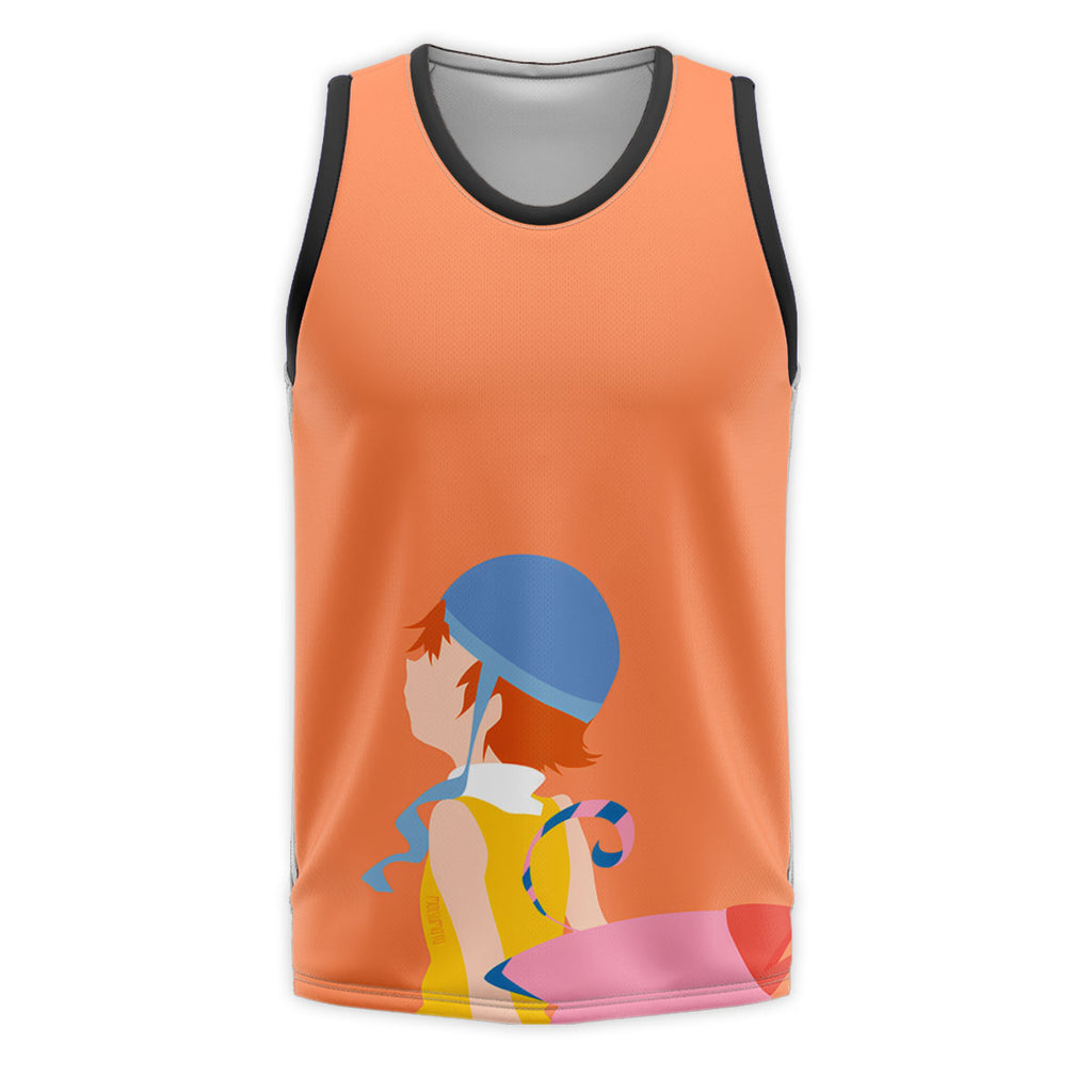 Digimon Adventure Sora Takenouchi And Biyomon Orange Side View Anime Apparel