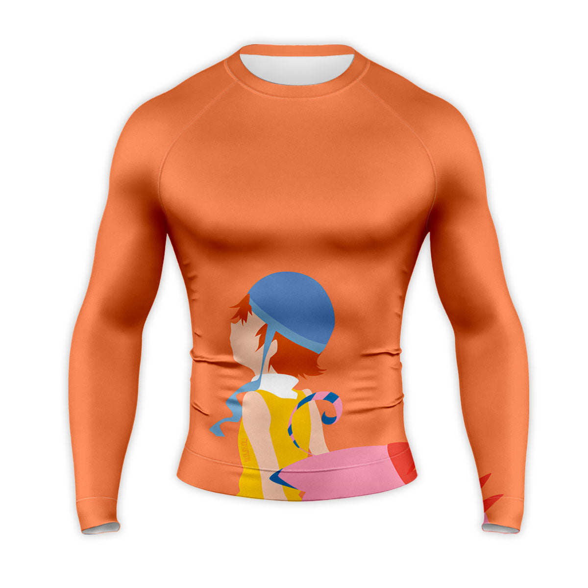 Digimon Adventure Sora Takenouchi And Biyomon Orange Side View Anime Apparel