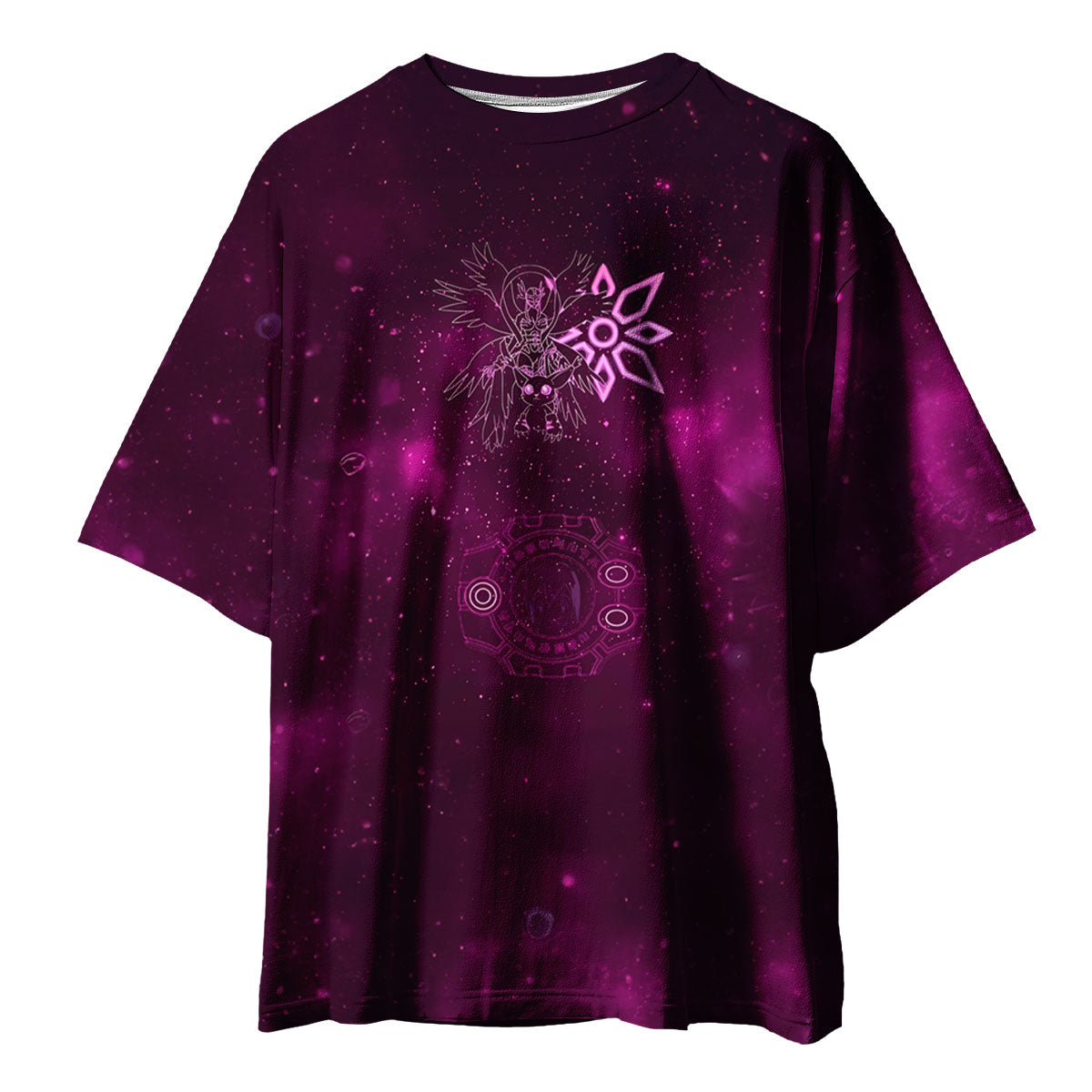 Digimon Adventure Space Angewomon Glowing Radiant Emblem Anime Apparel