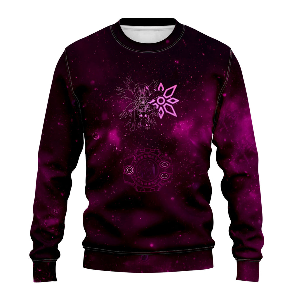 Digimon Adventure Space Angewomon Glowing Radiant Emblem Anime Apparel
