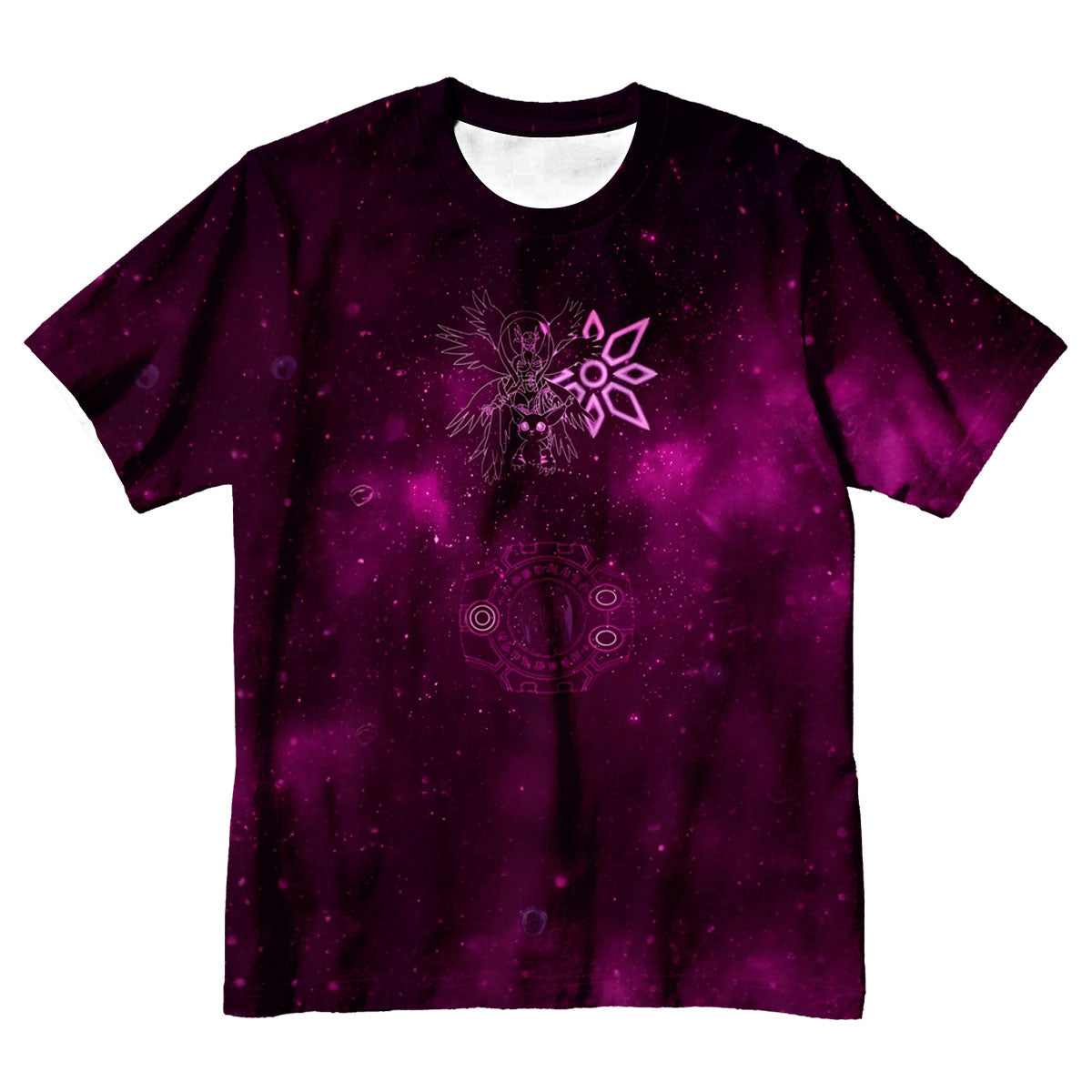Digimon Adventure Space Angewomon Glowing Radiant Emblem Anime Apparel