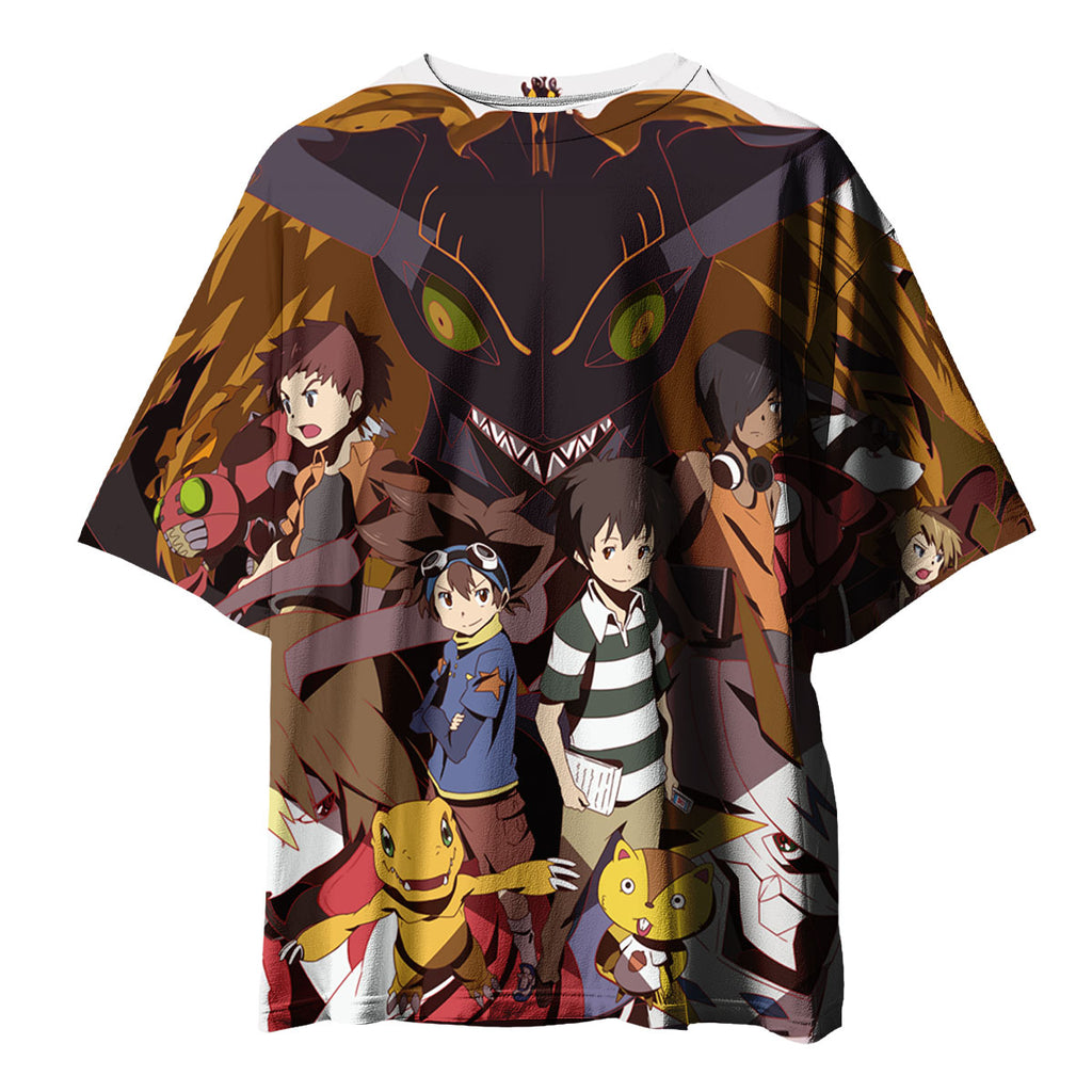 Digimon Adventure Tai Agumon Digidestined With Partner Digimon Anime Apparel