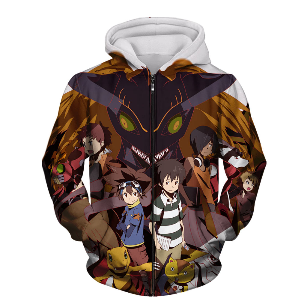 Digimon Adventure Tai Agumon Digidestined With Partner Digimon Anime Apparel
