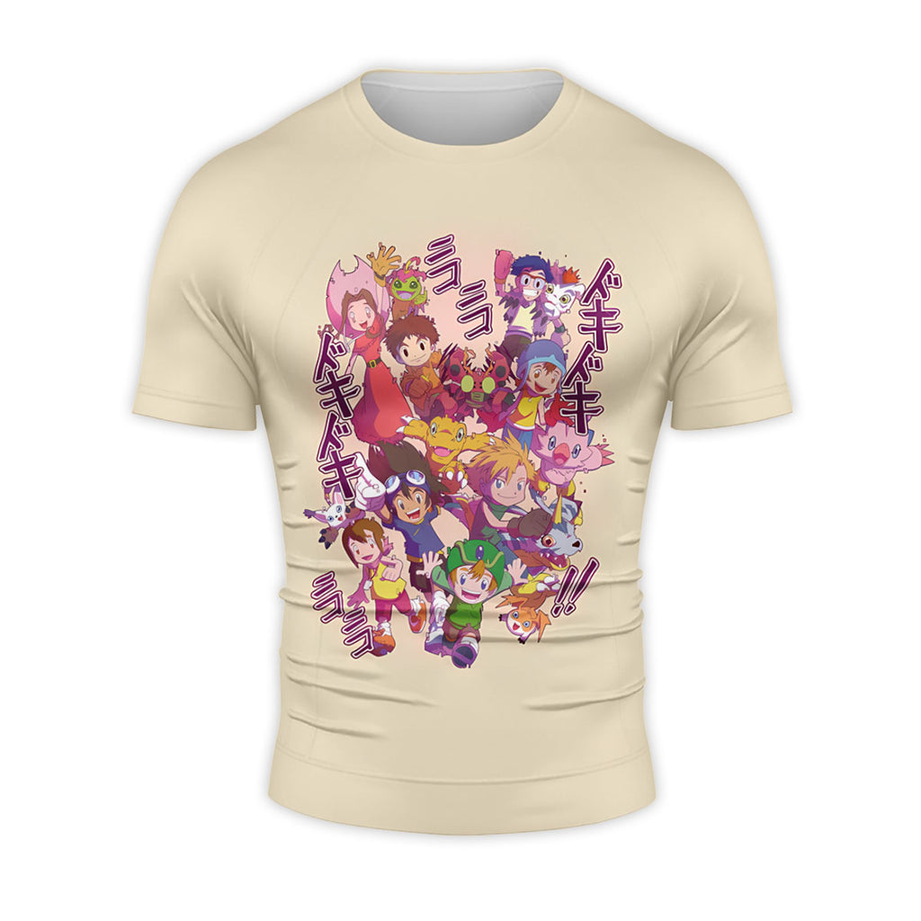 Digimon Adventure Tai And Agumon Evolving In Digital World Anime Apparel