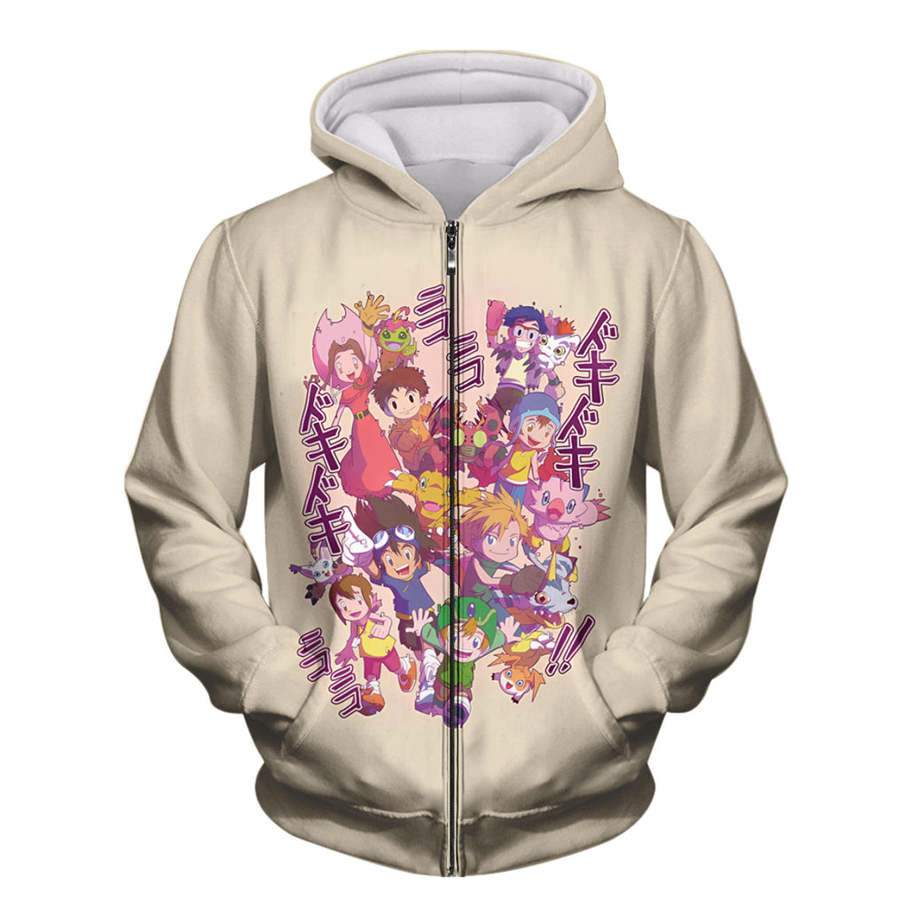 Digimon Adventure Tai And Agumon Evolving In Digital World Anime Apparel