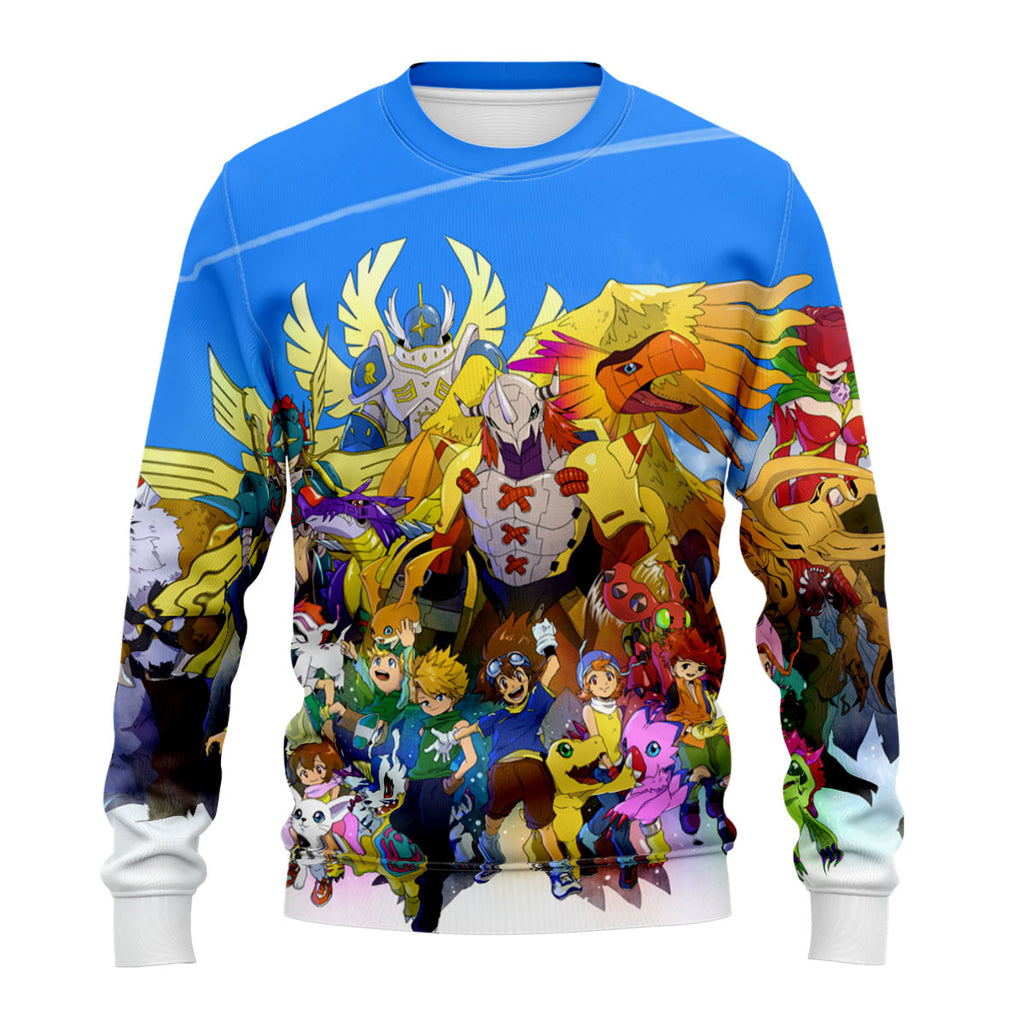 Digimon Adventure Tai And Agumon In Blue Team Anime Apparel