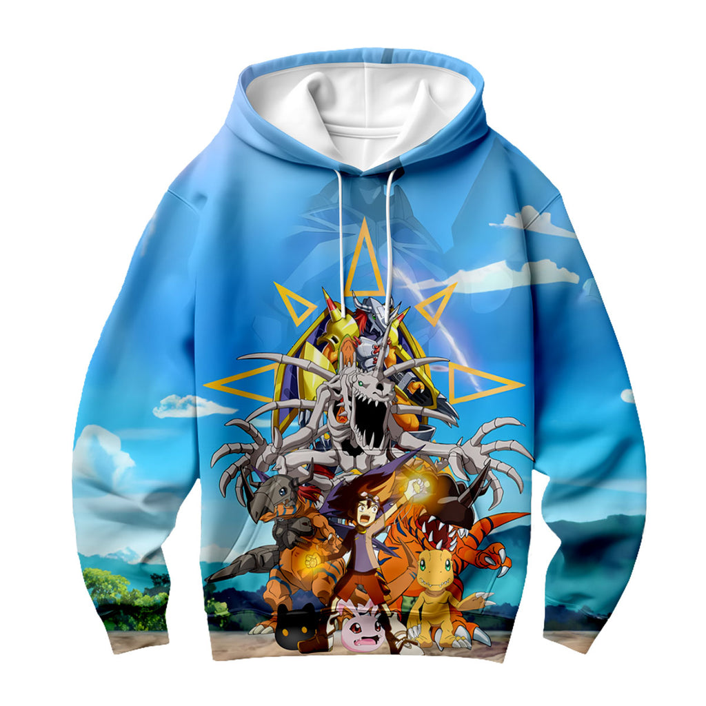 Digimon Adventure Taichi Agumon Evolving In Digital Energy Field Anime Apparel