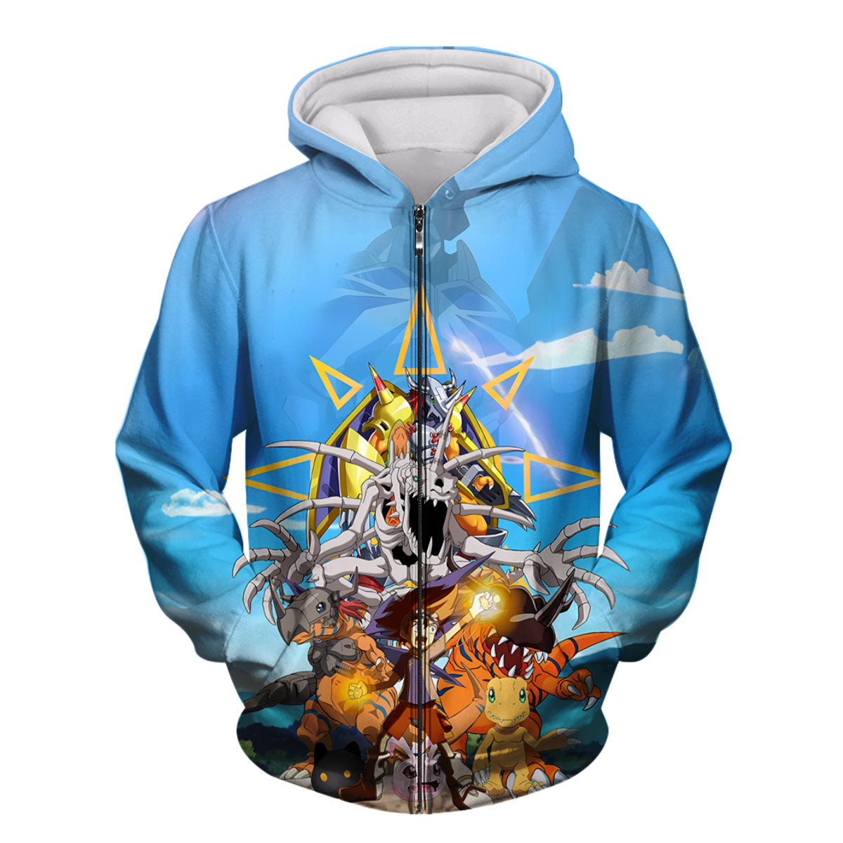 Digimon Adventure Taichi Agumon Evolving In Digital Energy Field Anime Apparel
