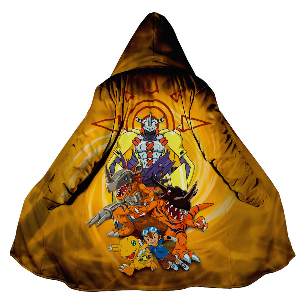 Digimon Adventure Taichi And Agumon Evolving During Battle Anime Apparel
