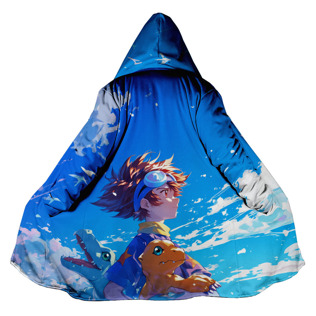 Digimon Adventure Taichi And Agumon Looking Up At Starry Sky Anime Apparel