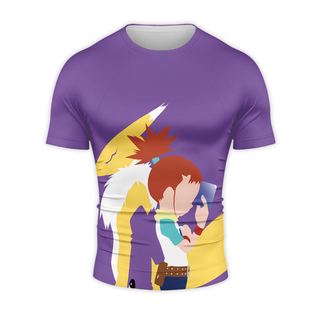 Digimon Adventure Taichi Renamon In Purple Anime Apparel