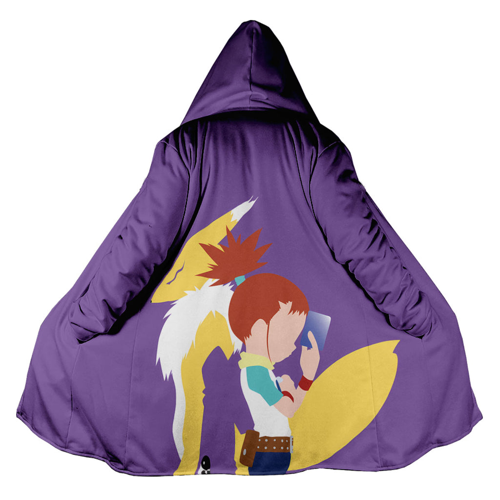 Digimon Adventure Taichi Renamon In Purple Anime Apparel