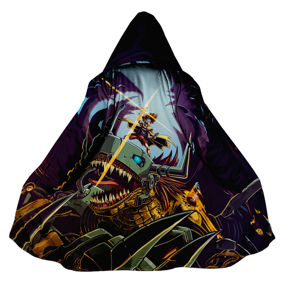 Digimon Adventure Taichi Riding Metalgreymon Dark Anime Apparel