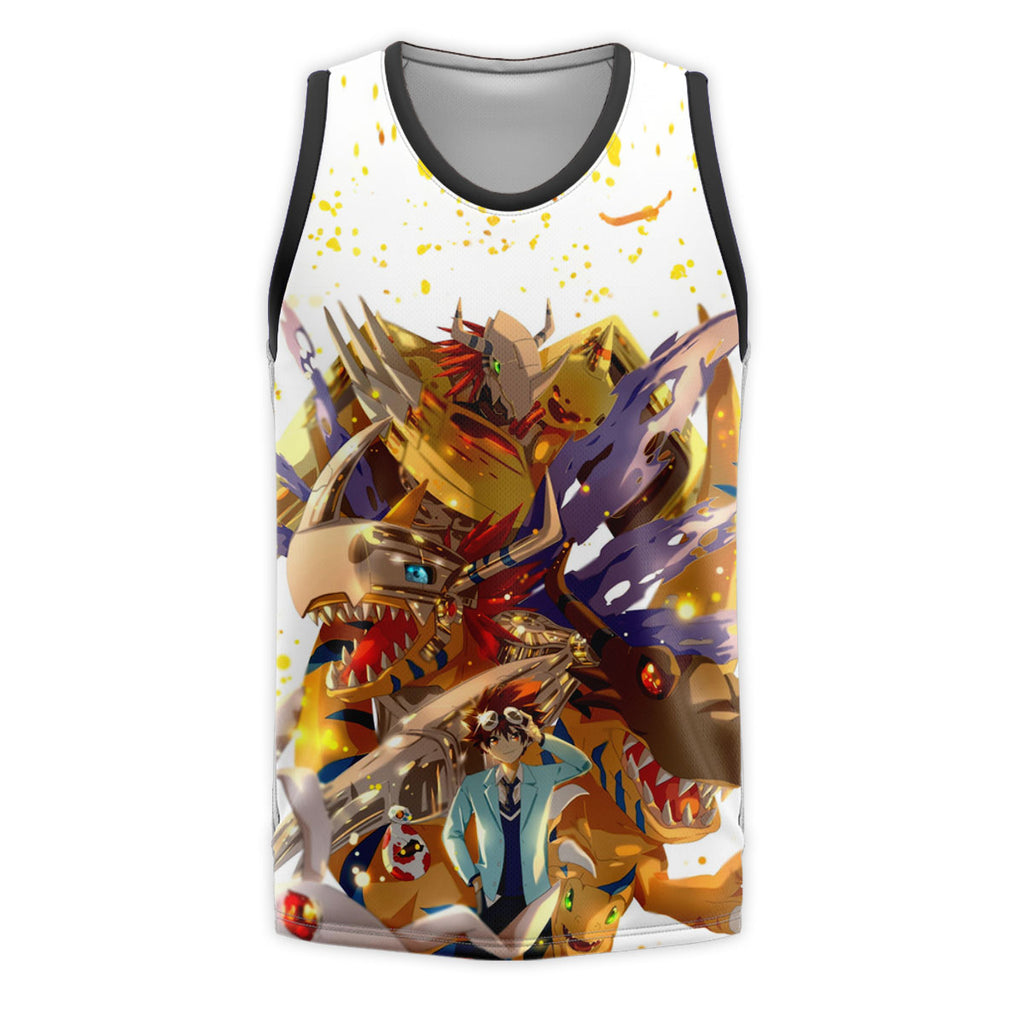 Digimon Adventure Taichi With Digimon In Colorful World Digimon Adventure Anime Apparel