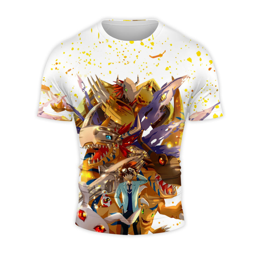 Digimon Adventure Taichi With Digimon In Colorful World Digimon Adventure Anime Apparel