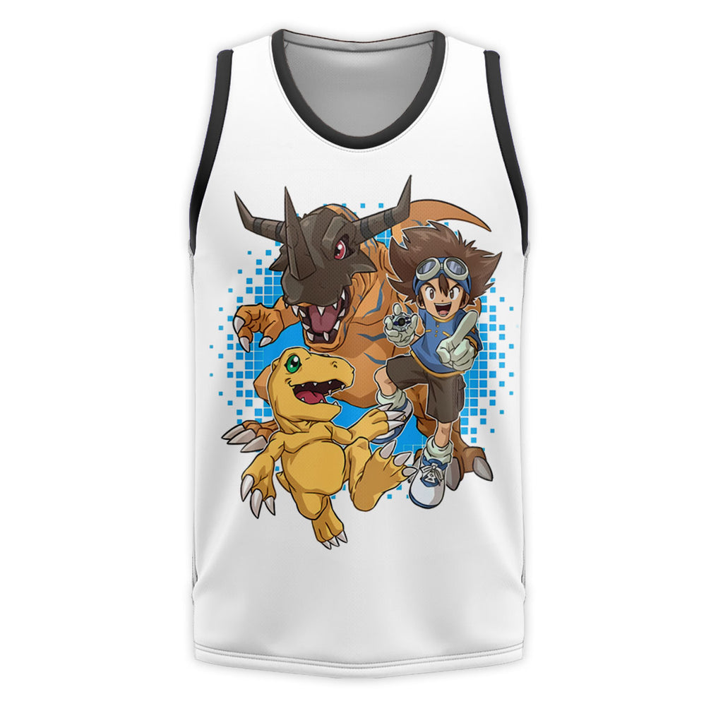 Digimon Adventure Taichi With Friends In Blue Anime Apparel