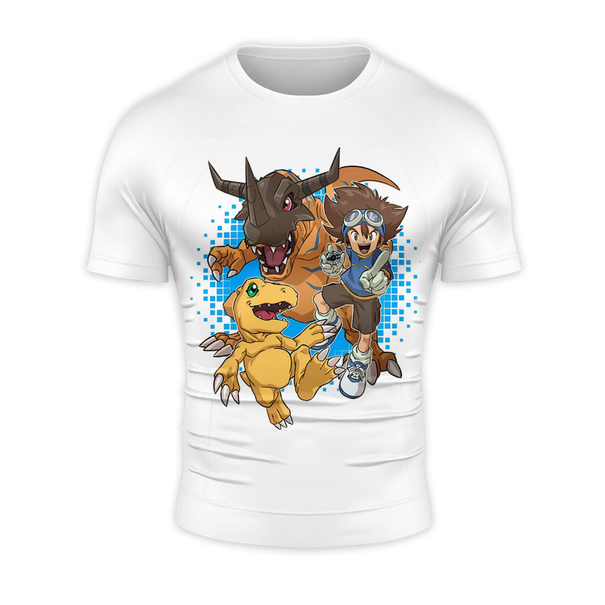 Digimon Adventure Taichi With Friends In Blue Anime Apparel