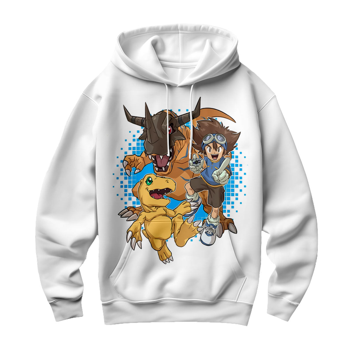 Digimon Adventure Taichi With Friends In Blue Anime Apparel